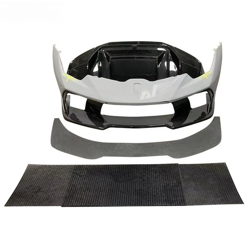 High Quality Fast Delivery Whole Sale Price Dry Carbon Fiber Vors Front Bumper Body Kits for  Huracan LP580 610